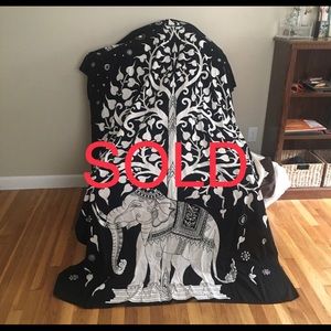 SOLD — Elephant Tapestry